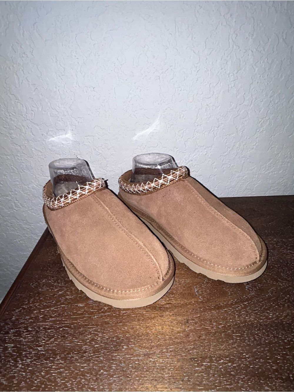 Clarks Topline Webbing Clog Mule Faux Fur Suede Slip On Comfy Casual Shoes - Picture 2 of 10